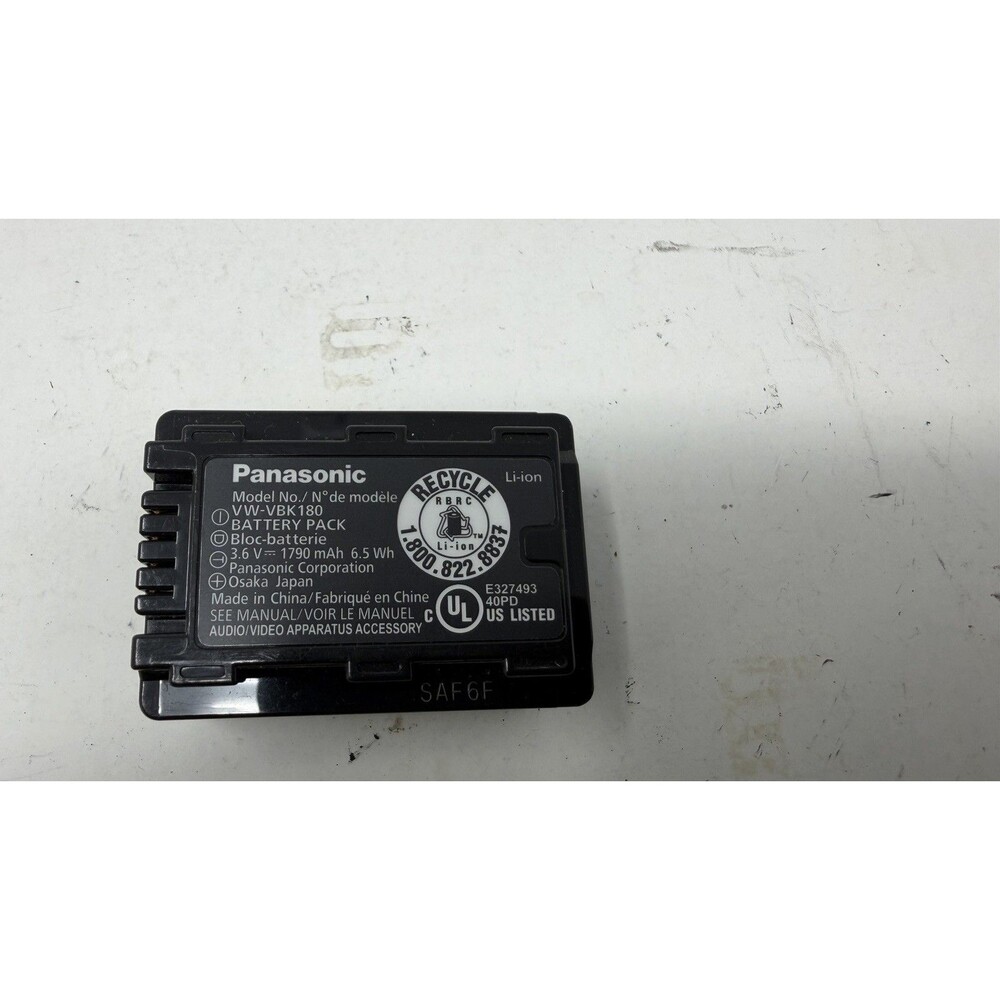 Panasonic VW-VBK180 Camcorder Battery Pack Li-ion Genuine OEM